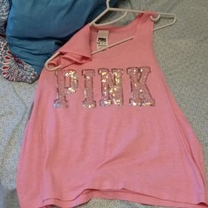 Pink tank top